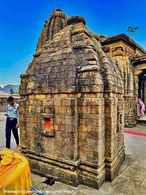 Ancient Nagara style architecture of Baijnath Temple