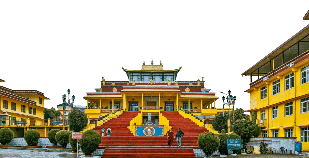 Gyuto Tantric Monastery, seat of the Karmapa, in Sidhbari
