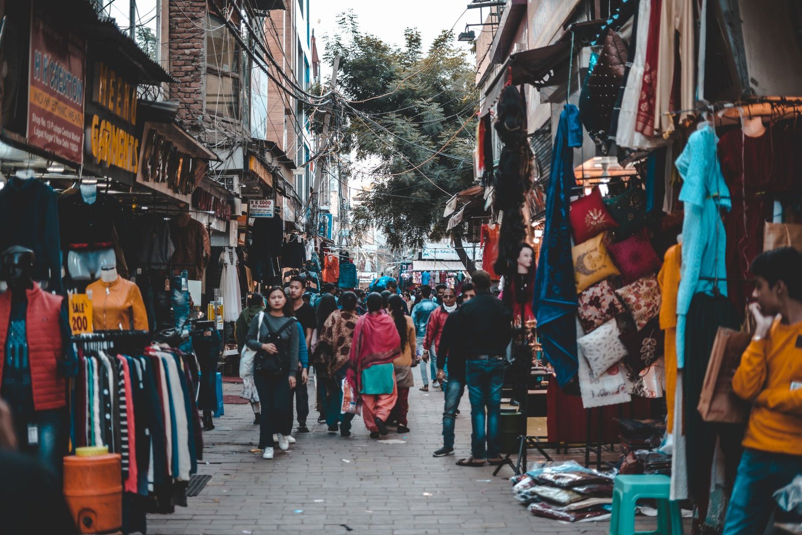 McLeod Ganj's Busy Street